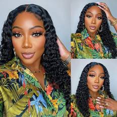 Human hair lace front Fronbanis 13x4 Curly Lace Front Human Hair Wig 18 inch