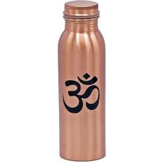 Cuivre Gourdes Yogi & Yogini Bouteille OM En Cuivre Avec Bouchon À Vis 750 ml Gourde 0.75L