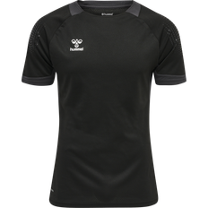 Hummel Lead Short Sleeve Poly Training Jersey Men - Black