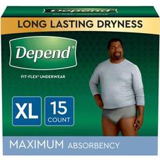 Incontinence Protection Depend FIT-FLEX Underwear for Men XL 15-pack