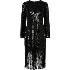 Dame - Slim Kjoler Y.A.S Flapper Mid Dress