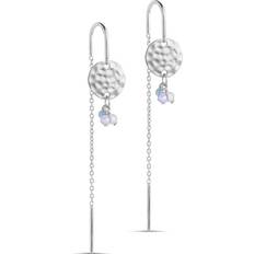 Enamel abella ENAMEL Copenhagen Abella Earrings - Silver/Zircon/Blue