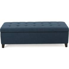 Black Storage Benches Christopher Knight Home Mission Storage Bench 50.8x16.2"