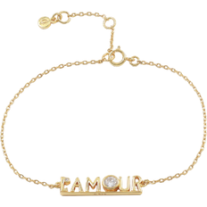 Hultquist L'amour Bracelet - Gold/Transparent