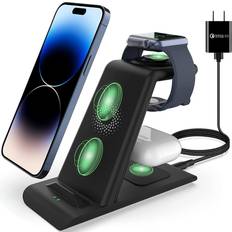 3 in 1 Wireless Charging Station Compatible