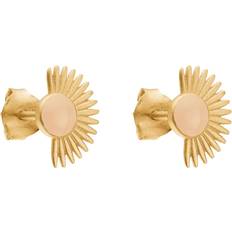 ENAMEL Copenhagen Soleil Stud - Gold/Pink