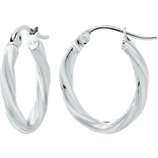 Giani Bernini Twist Hoop Earrings - Silver