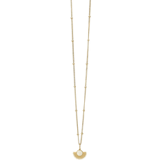 ENAMEL Copenhagen Soleil Necklace - Gold/White