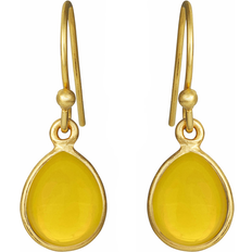 Opaler Øreringe Susanne Friis Bjørner Drop Earrings - Gold/Yellow