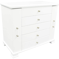 Women Jewelry Storage Pko Inc Modern Jewelry Box - White