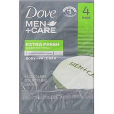 Dove Bath & Shower Products Dove Men+Care Body + Face Bar Extra Fresh 4-pack