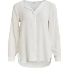 Vila XL Hemden Vila Lucy L/S Shirt - Snow White