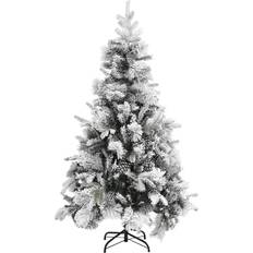 vidaXL Flocked Snow & Cones Weihnachtsbaum 195cm