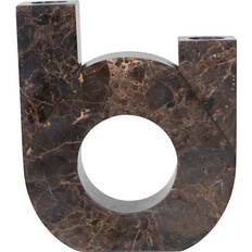 House Nordic Marble Lysestage 15cm
