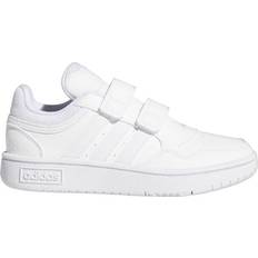 33 - Drenge Sneakers Børnesko adidas Kid's Hoops Lifestyle Basketball Hook & Loop - Cloud White