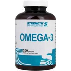 Blodcirkulationer Fettsyror Strength Sport Nutrition Omega-3 200 st