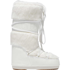 Moon Boot Classic Faux Fur W - White