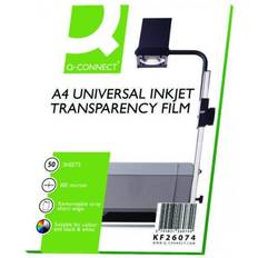 Materiales de oficina Q-CONNECT Inkjet Over Head Projector Film 50-pack