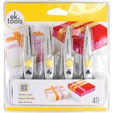 Multicolored Scissors Ek Success Decorative Scissor 4-pack