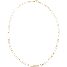 Monica Vinader Alta Textured Chain Necklace - Gold