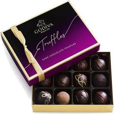 Dark chocolate Godiva Dark Chocolate Truffles 8oz 12