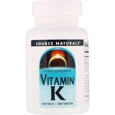 K Vitamins Vitamins & Minerals Source Naturals Vitamin K 500mcg 200 pcs