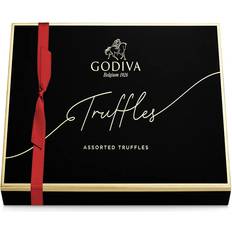 Strawberry Chocolates Godiva Signature Chocolate Truffles Gift Box with Red Ribbon 16.5oz 24