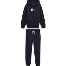 Tommy Hilfiger Tracksuits Children's Clothing Tommy Hilfiger Logo Patch Hoody And Joggers Set (KB0KB07780)