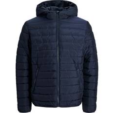 Blau - Daunenjacken Jack & Jones Junior Hooded Down Jacket