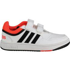 Adidas Kid's Hoops - Cloud White/Core Black/Bright Red