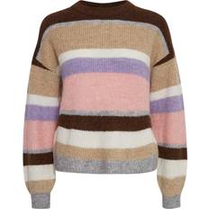 Ichi Knitted Pullover - Natural Multi Color