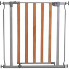 DreamBaby Cosmopolitan Wood Metal Gate (75-81cm) Grey