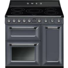 Independiente Placas de Inducción Smeg Victoria TR93IGR2 90cm Gris