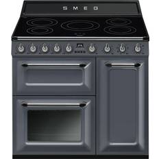 Smeg Victoria TR93IGR2 90cm Rustfrit stål, Grå