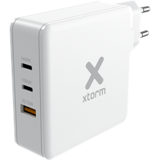 Xtorm Laddare Batterier & Laddbart Xtorm 140W Oplader 2x USB-C 1 USB-A-utgång Wit (XAT140)