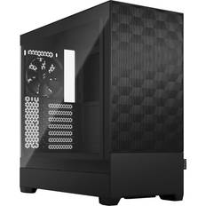 Fans 120mm Fractal Design Pop Air Black Tempered Glass Clear Tint Honeycomb Mesh Front TG Side Panel 120 mm 12 Fans