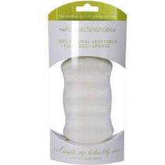 Badesvampe The Konjac Sponge Co. Premium 6 Wave Body Konjac Sponge Pure White