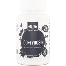 L-Tyrosin Vitaminer & Mineraler Healthwell Jod+Tyrosin 60 st