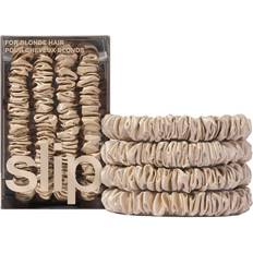 Slip Pure Silk Skinny Scrunchies Set of 4 - Blonde