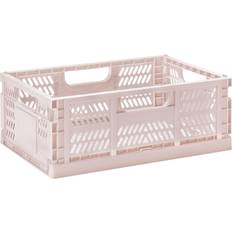 3 Sprouts Kistor 3 Sprouts Modern Folding Crate Large, Pink