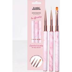 Nagelpenslar & Dotting tools Le Mini Macaron Nail Art Brush Trio Brushes