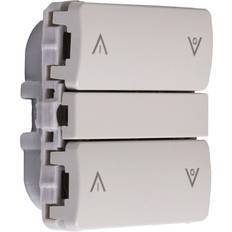 Zigbee fuga afbryder Smartkontakten XL Hue kompatibel ZigBee tryk, op/ned til LK FUGA lysegrå