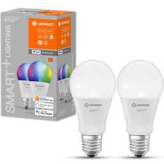 LEDVANCE SMART standard 9W RGBW 806 lumen, mat E27 WiFi 2-pak