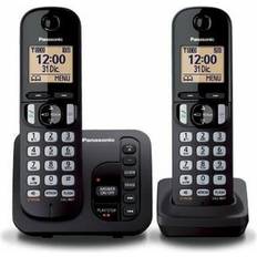 Téléphones Fixes PANASONIC KX-TGC222 Téléphone sans Fil avec Répondeur Noir