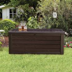 Keter Brown Outbuildings Keter Westwood 150 Gallon Resin Deck Box (Building Area )