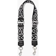 Marc Jacobs Black Bags Marc Jacobs The Outline Monogram Webbing Strap BLACK/SILVER