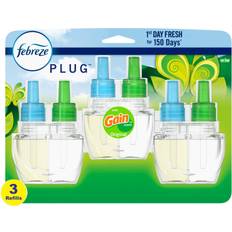 Liquid Bathroom Cleaners Febreze Gain Original Odor-Fighting Air Freshener Refill 3-pack