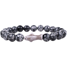 Men - Silver Plated Bracelets Fahlo The Voyage Bracelet - Silver/Black