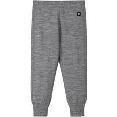 Girls Fleece Pants Children's Clothing Reima Kid's Misam Wool Pants - Gray Melange (5200039A-9400)