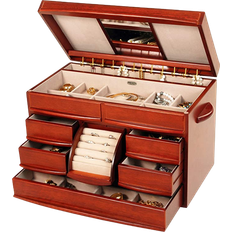 Brown Jewelry Storage Mele & Co Empress Wooden Jewelry Box - Brown